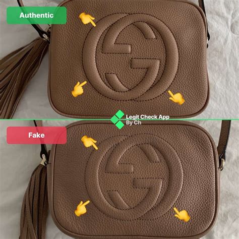 fake gucci handbag vs real|Gucci soho bag authentication.